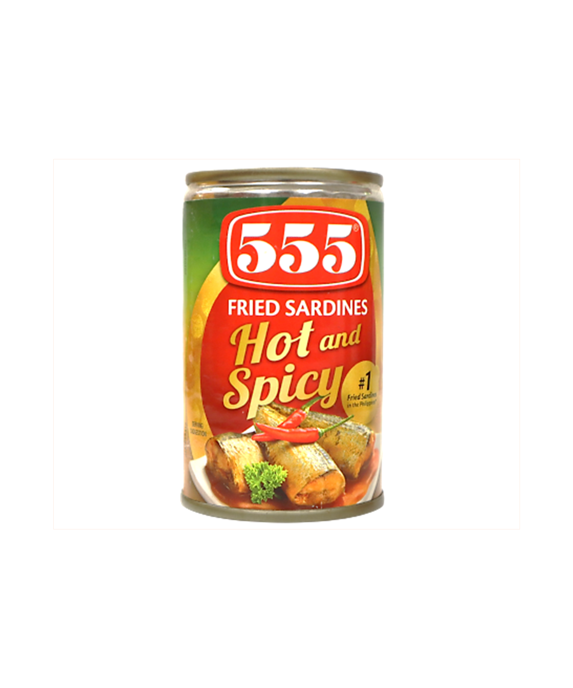 555 SARDINES FRIED HOT & SPICY 155G