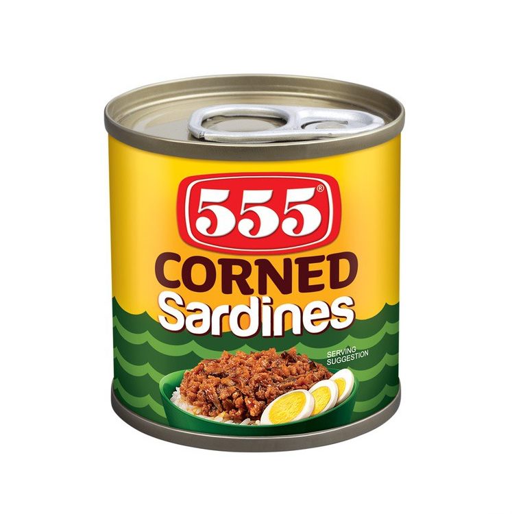 555 CORNED SARDINES REGULAR 100G