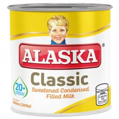 ALASKA CONDENSED MILK PLAIN 208G