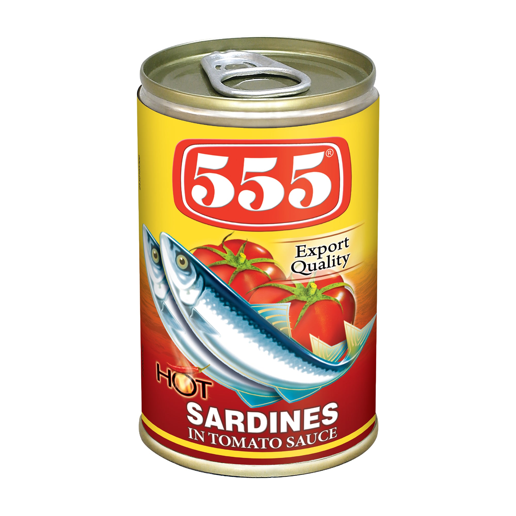 555 SARDINES IN TOMATO SAUCE WITH CHILI EOE 425G