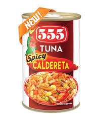 555 TUNA SPICY CALDERETA EOE 155G