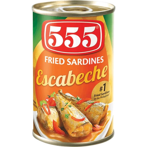 555 SARDINES FRIED ESCABECHE 155G